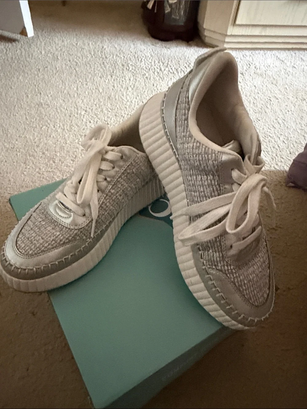 Universal Thread Light Gray Platform Sneakers